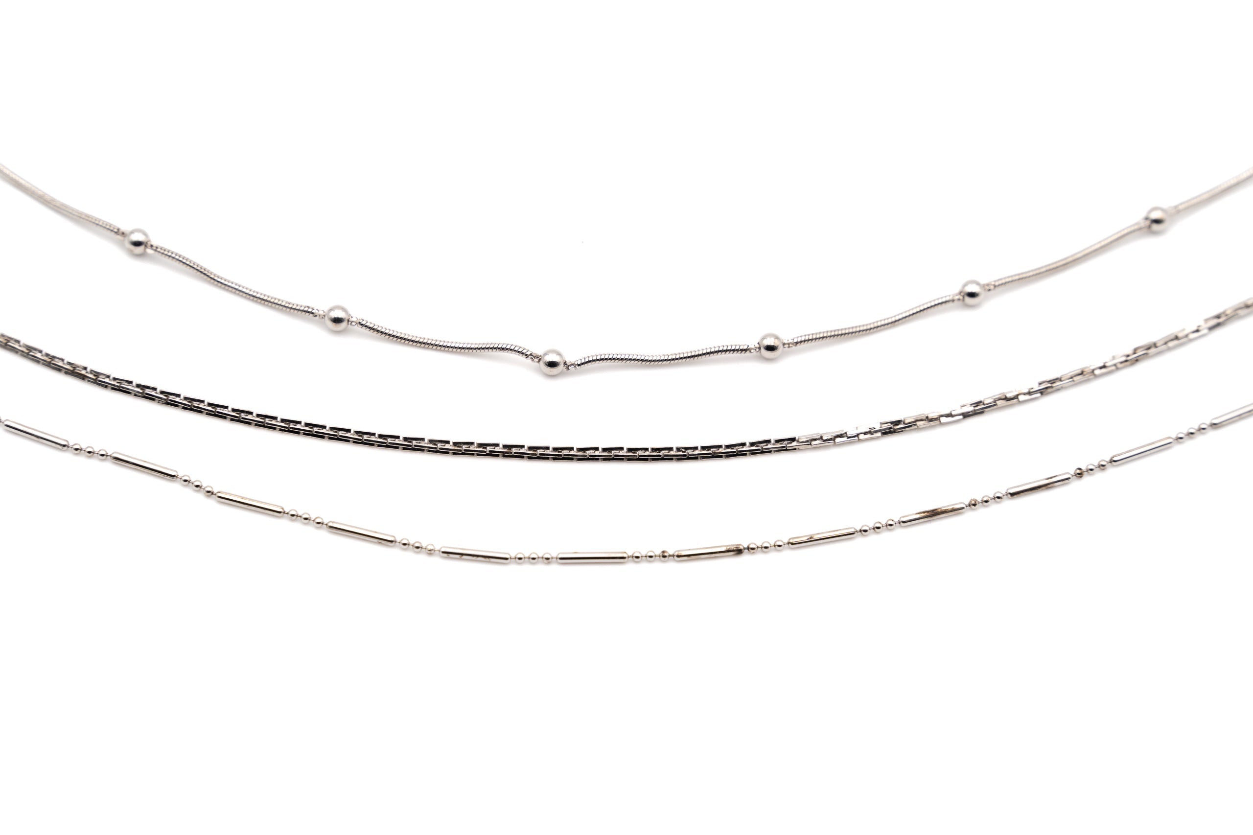 Collana lunga tre catene - KLK