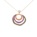 Collana lunga tre cerchi - KLK