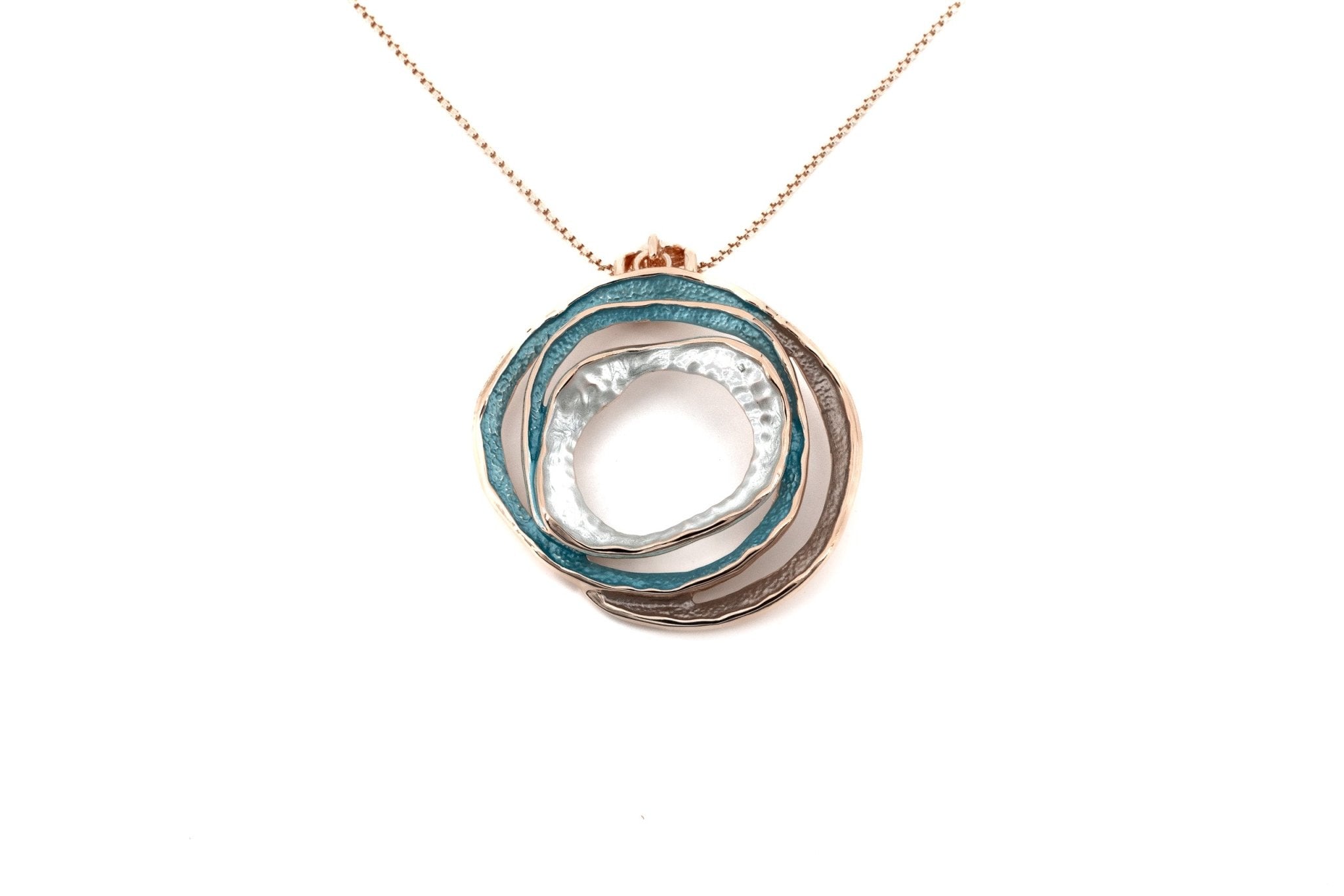 Collana lunga tre cerchi - KLK