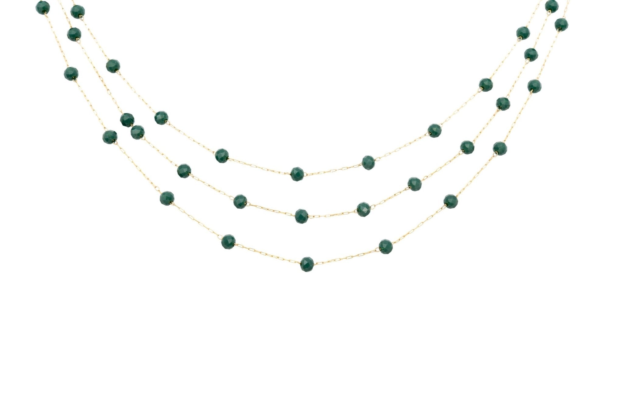 Collana pietrine tre fili - KLK