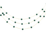 Collana pietrine tre fili - KLK