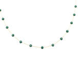 Collana pietrine verdi - KLK