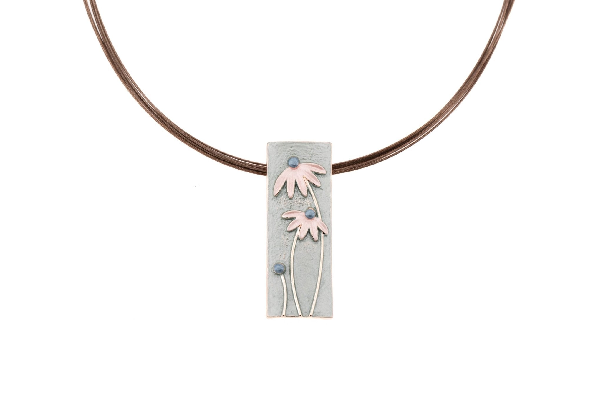 Collana quadretto margherite - KLK