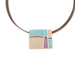 Collana quadro astratto - KLK