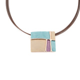 Collana quadro astratto - KLK