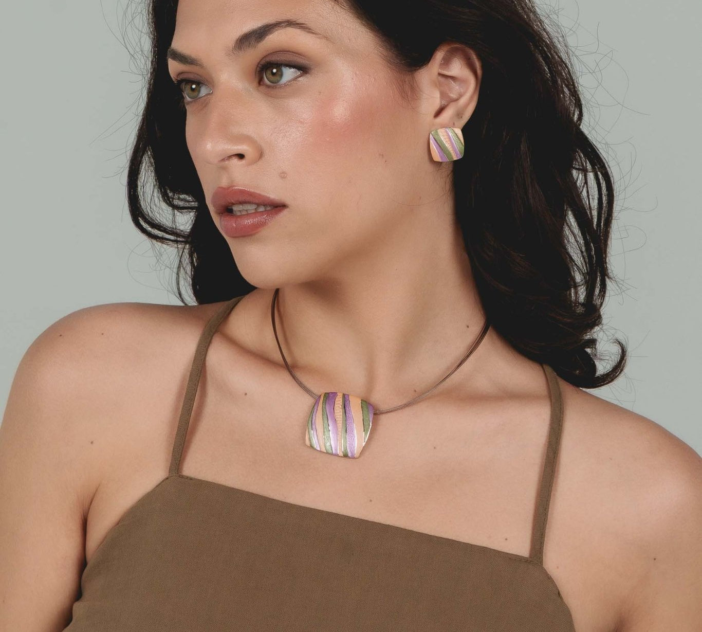 Collana quadro onde - KLK