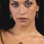 Collana rettangoli vetrata - KLK