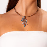 Collana serpentina intrecciata - KLK