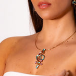 Collana serpentina intrecciata - KLK