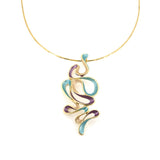 Collana serpentina intrecciata - KLK