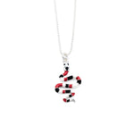 Collana serpentino corallo - KLK