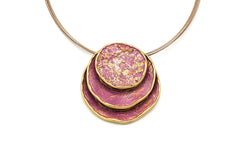 Three round necklace