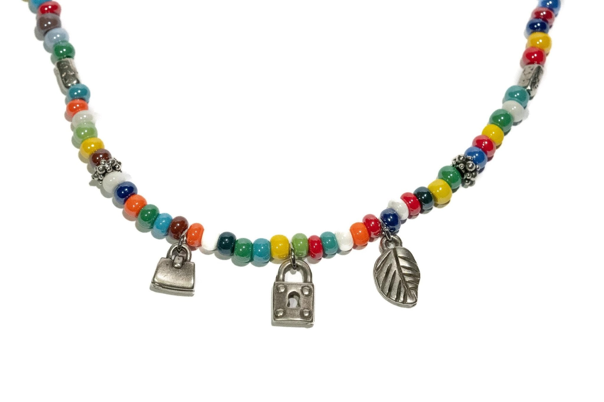 Collana vetro colorato - KLK