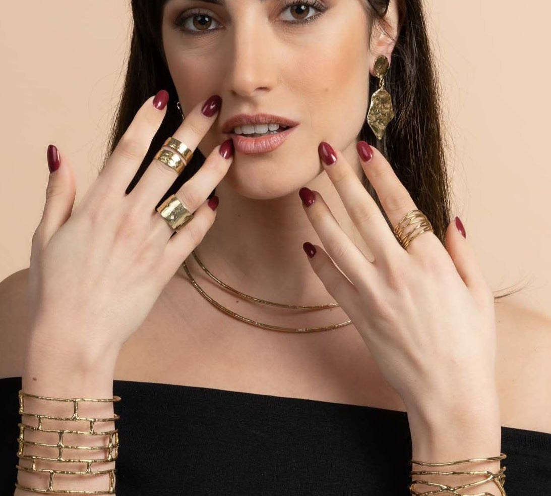 Collarino hand - made doppio filo - KLK