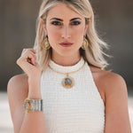 Girocollo ametista verde - KLK