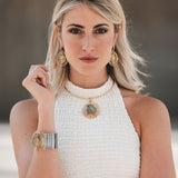 Girocollo ametista verde - KLK