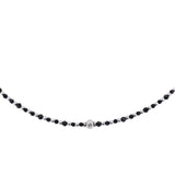 Girocollo in acciaio con pietrine - KLK