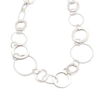 Girocollo multi anelli satinati - KLK