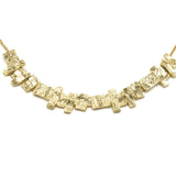 Girocollo multi barrette lucido - KLK