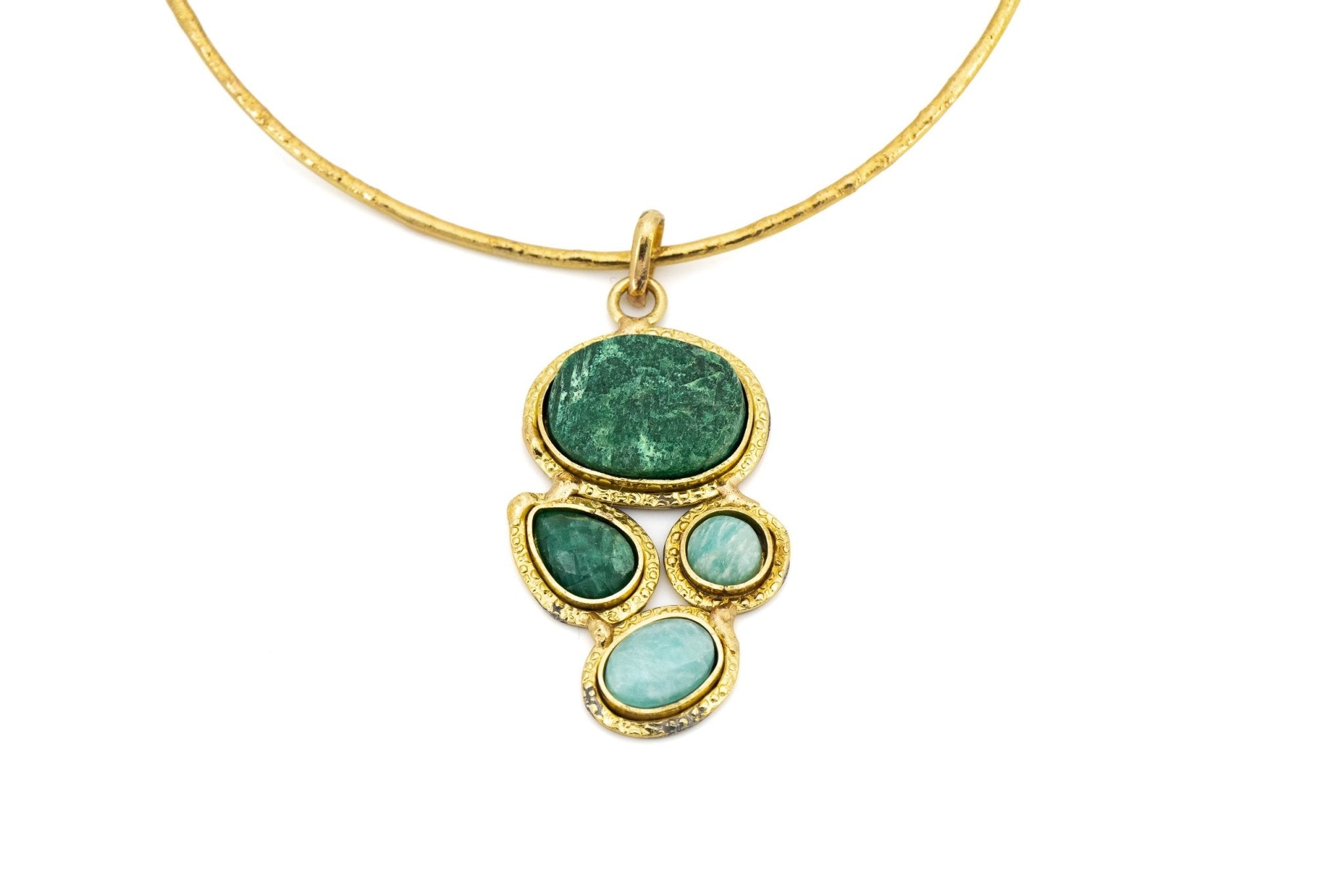 Girocollo pietre astratta - KLK