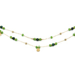 Girocollo pietrine doppio filo - KLK