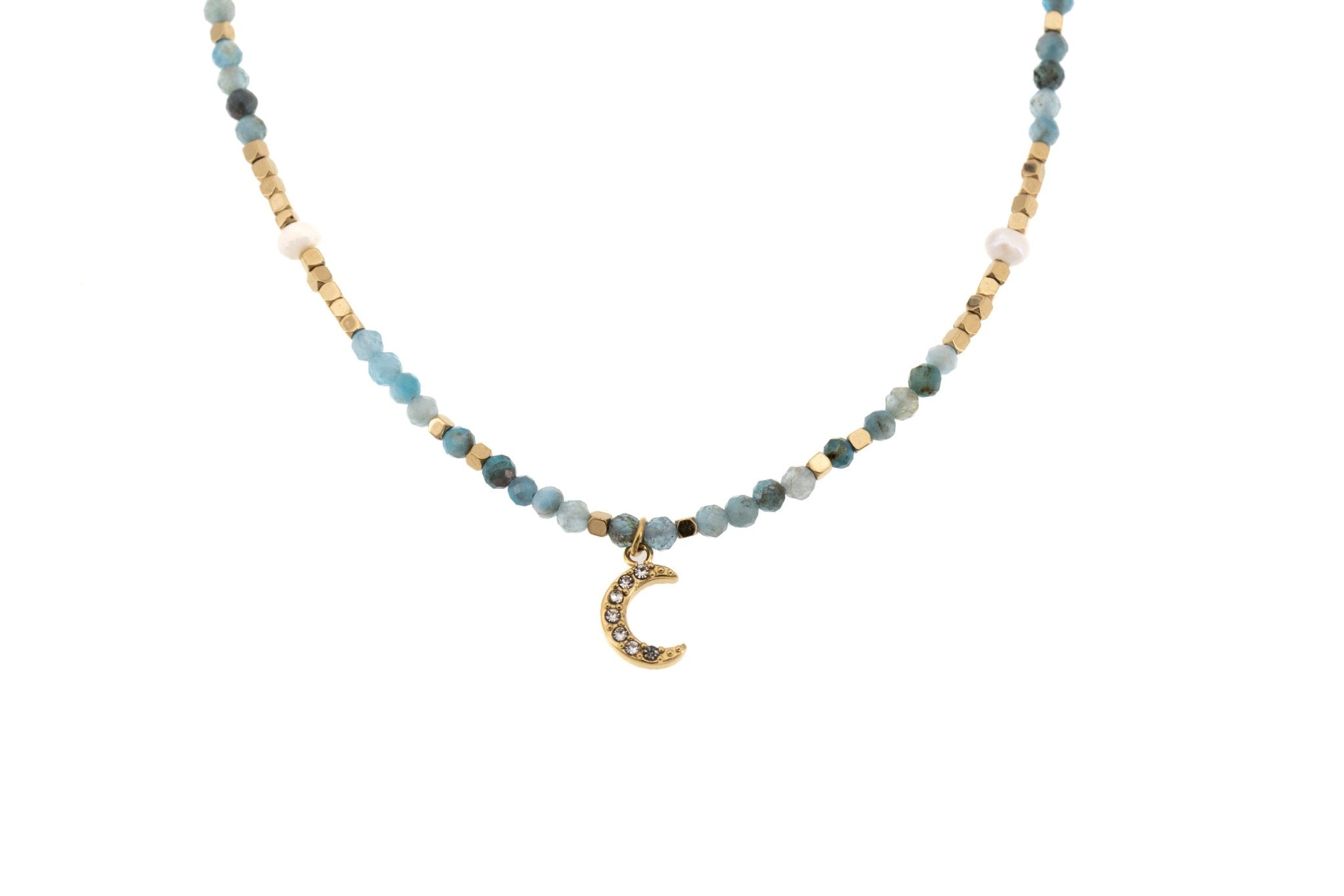 Girocollo pietrine e luna - KLK