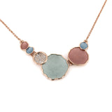 Girocollo tondo strass - KLK