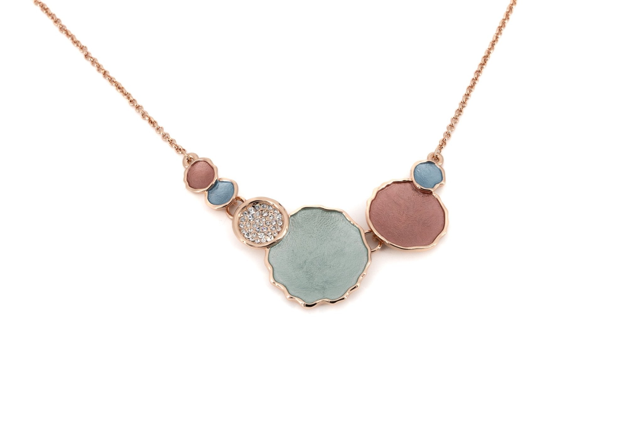 Girocollo tondo strass - KLK