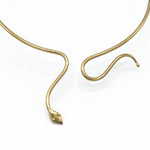 Girocollo un filo serpente hand - made - KLK