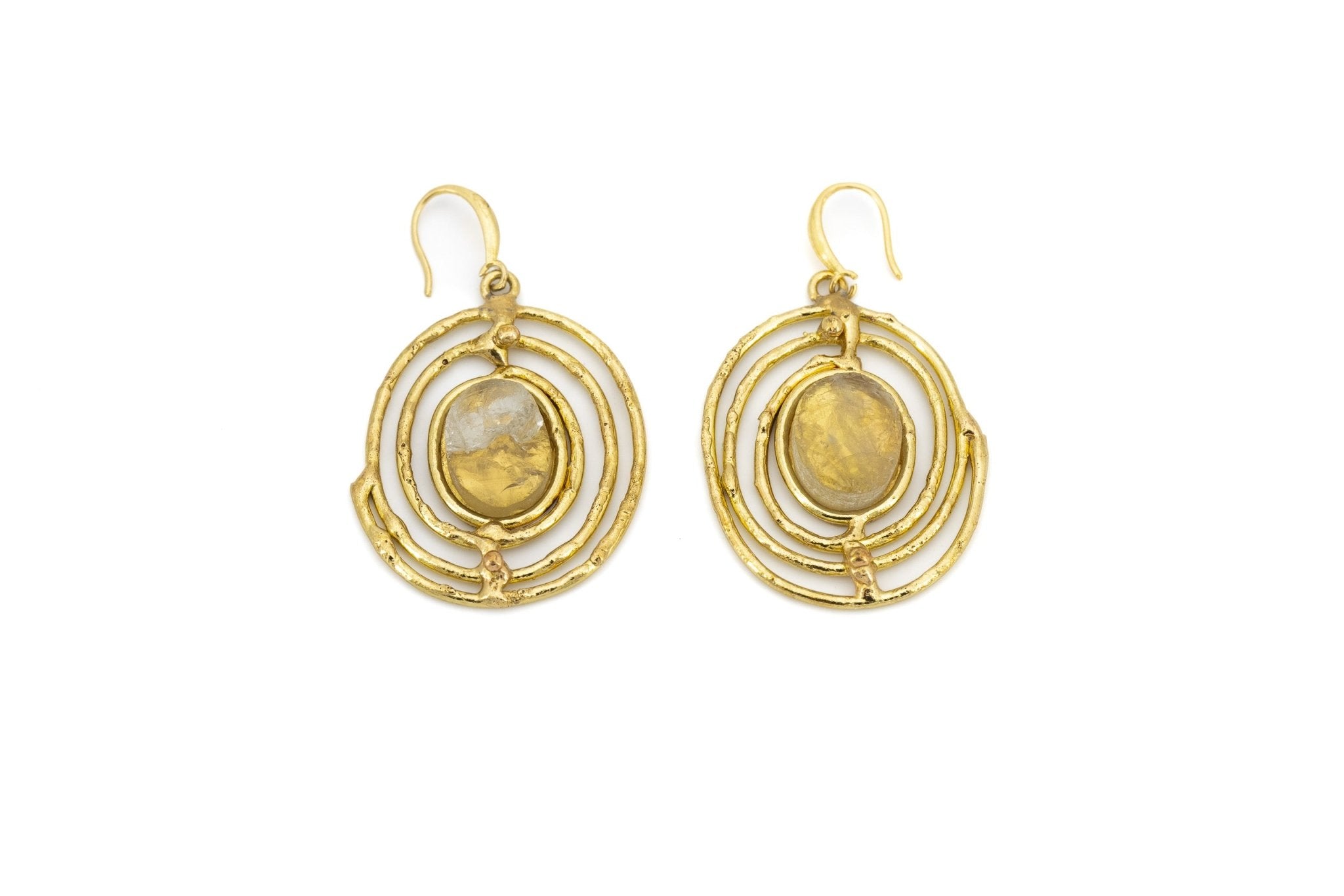 Orecchini ametista verde - KLK