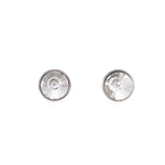 Orecchini argento cristallo rodiato - KLK