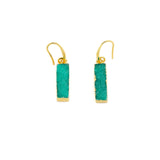 Orecchini barretta agata - KLK