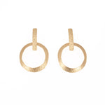 Orecchini barretta cerchio - KLK