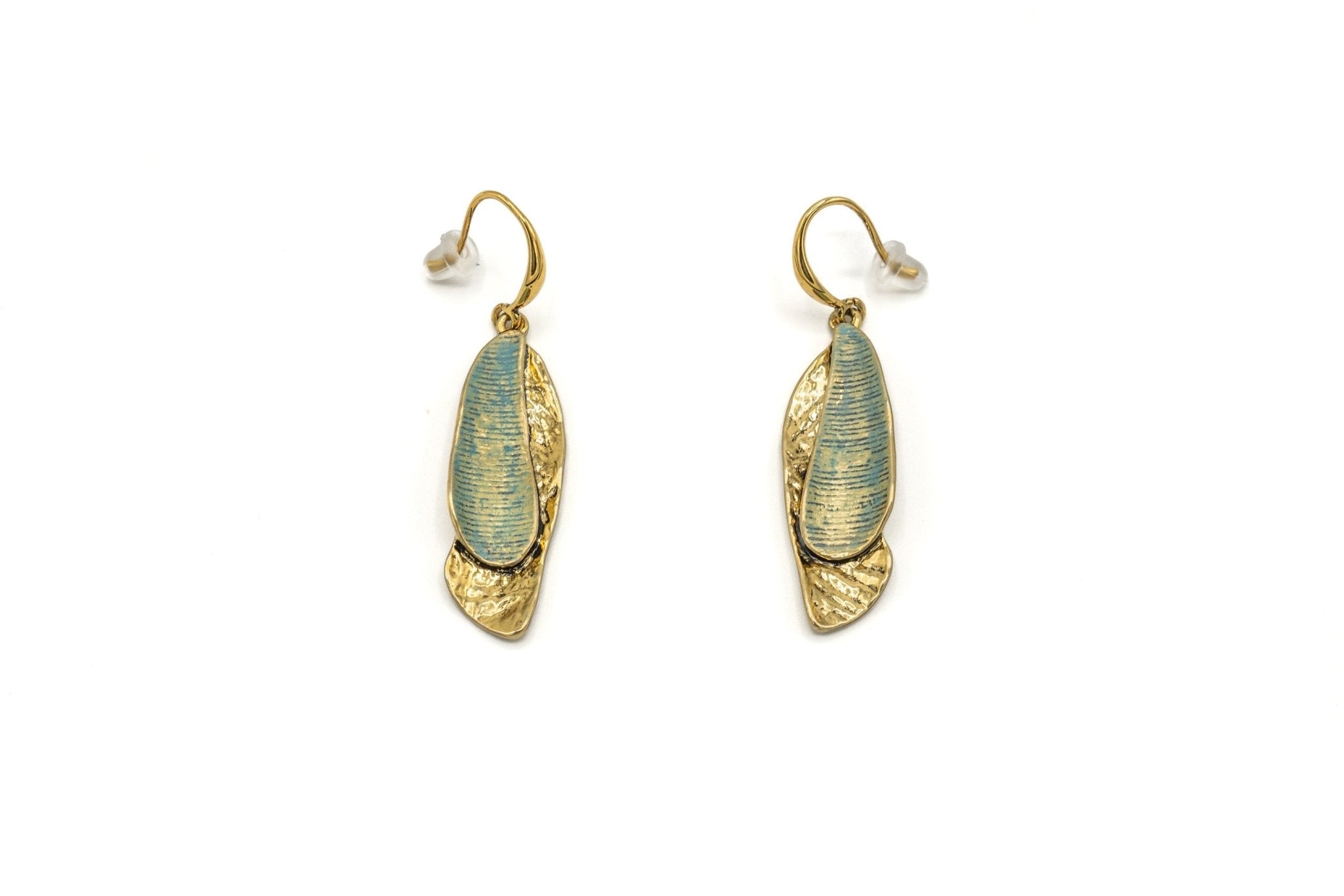 Orecchini barretta irregolare vintage - KLK