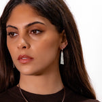 Orecchini barretta pendente - KLK