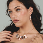 Orecchini barretta smaltata - KLK