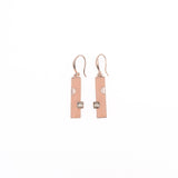 Orecchini barretta smaltata - KLK