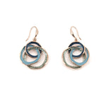 Orecchini cerchi intersecati - KLK