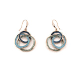 Orecchini cerchi intersecati - KLK