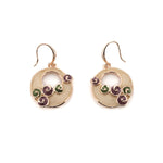 Orecchini cerchio fiorellini - KLK