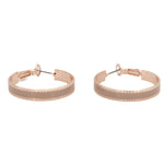 Orecchini cerchio piatto - KLK