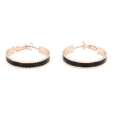 Orecchini cerchio piatto - KLK