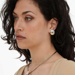 Orecchini chiocciola rigata - KLK