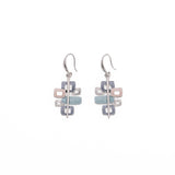 Orecchini con quadrati e rettangoli - KLK