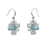 Orecchini con quadrati e rettangoli - KLK