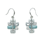 Orecchini con quadrati e rettangoli - KLK