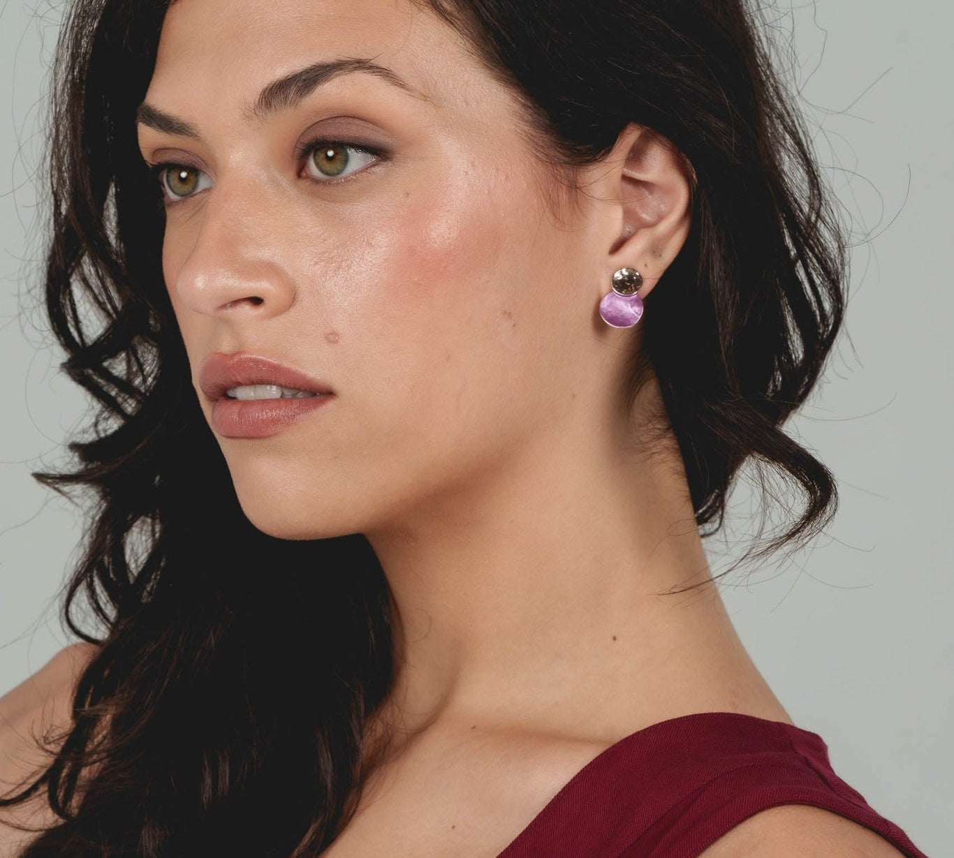 Orecchini doppio tondo - KLK