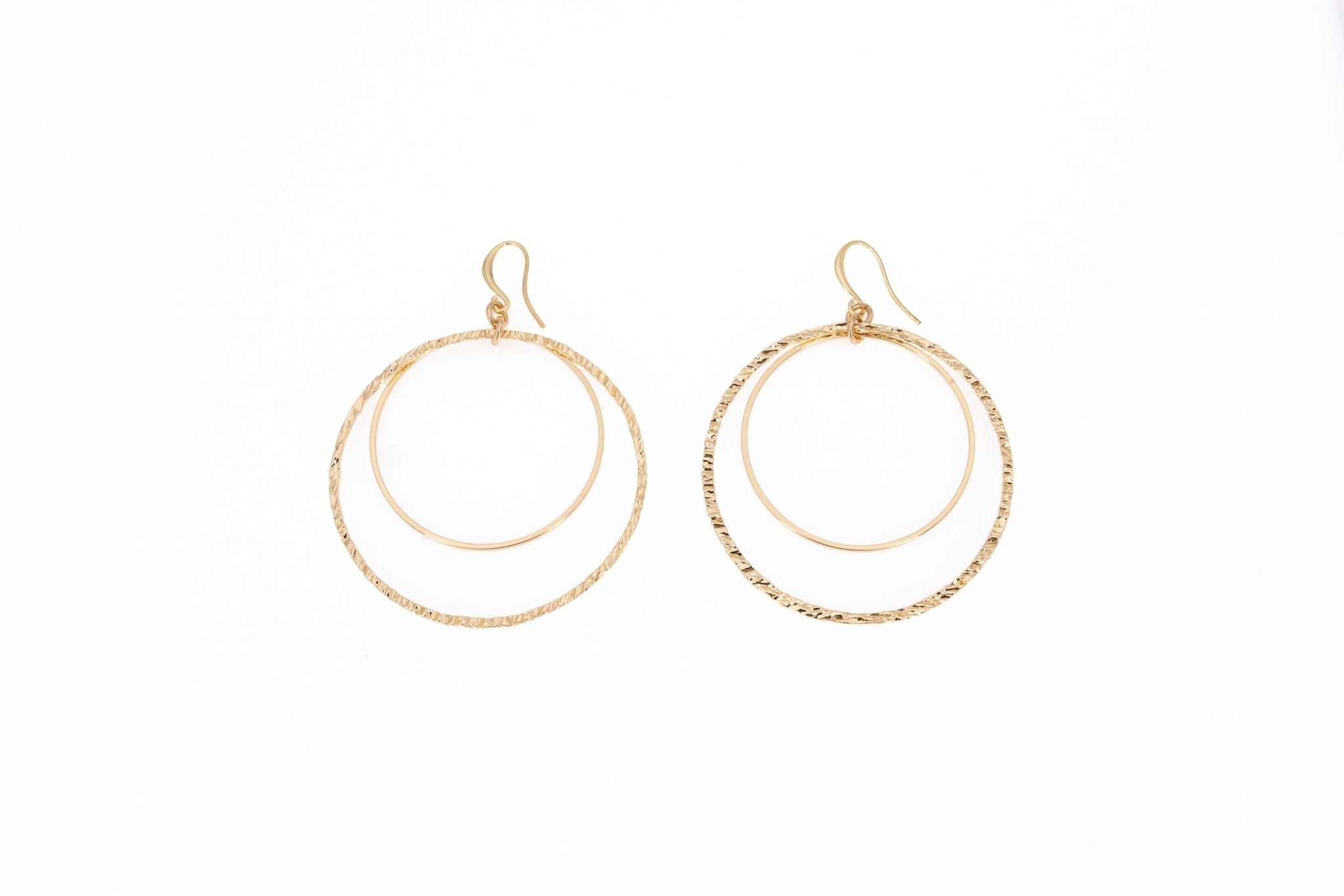 Orecchini due cerchi - KLK