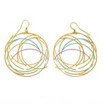Orecchini intrecci smaltati - KLK