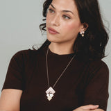 Orecchini lobo tre quadrati - KLK